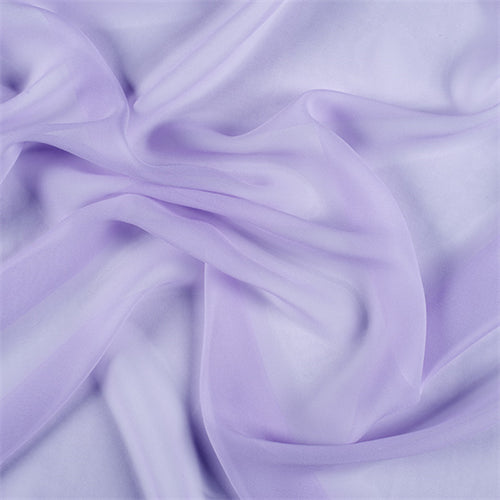 Runway Silks Lilac Silk Chiffon Fabric - Reorderable