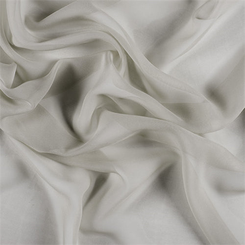 Runway Silks Light Taupe Silk Chiffon Fabric - Reorderable