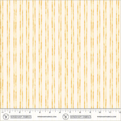 Aviva Ribbons Ivory Cotton 44"/45" Fabric Per Yard
