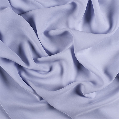 Runway Silks Light Blue Silk Double Georgette Fabric - Reorderable