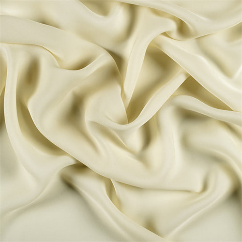 Runway Silks Pale Green Silk Double Georgette Fabric - Reorderable