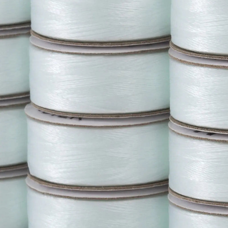 Super Bobs Poly #621 Lace Whilte (M-Style) 12 pack pre-wound bobbins