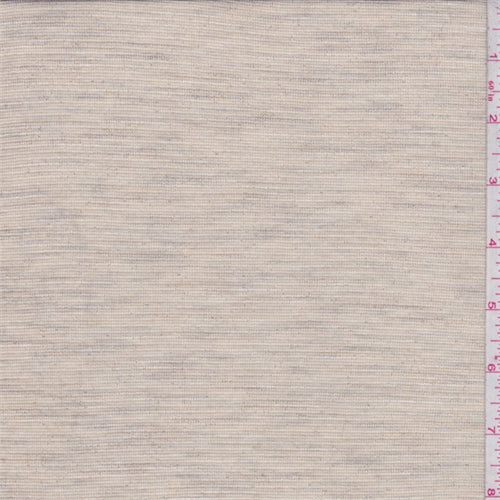 4 YD PC-Golden Beige Slubbed Sparkle Knit Fabric