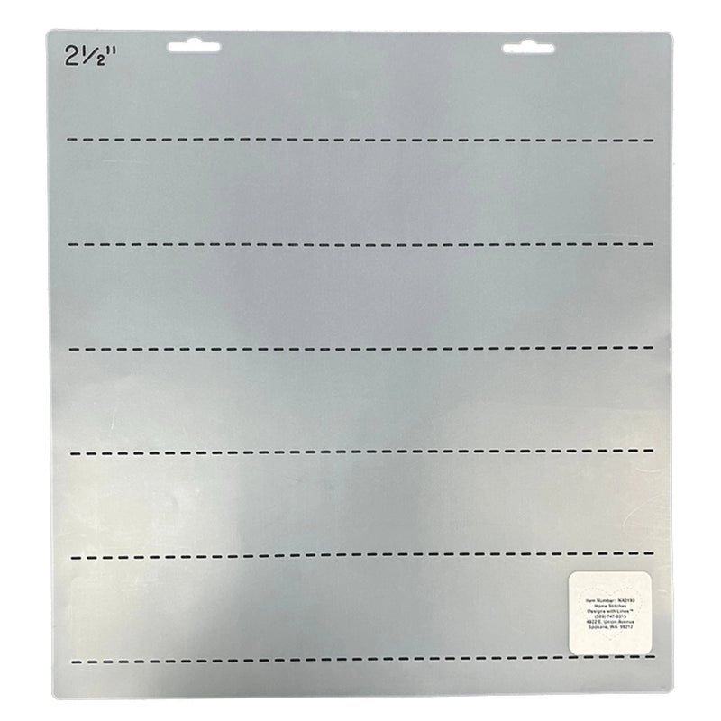 2190 2 1/2" Straight Lines 14" Stencil