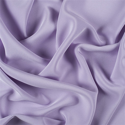 Runway Silks Lilac 4 Ply Silk Crepe Fabric - Reorderable