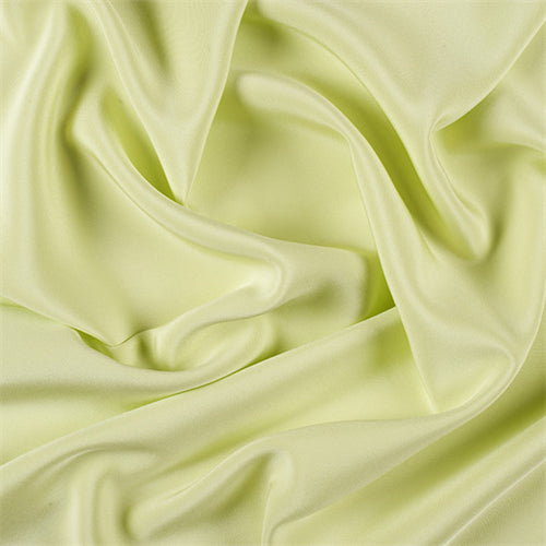 Runway Silks Light Lime 4 Ply Silk Crepe Fabric - Reorderable