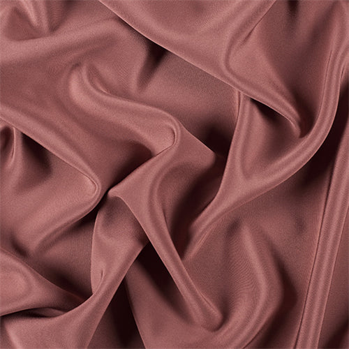 Runway Silks Rust 4 Ply Silk Crepe Fabric - Reorderable
