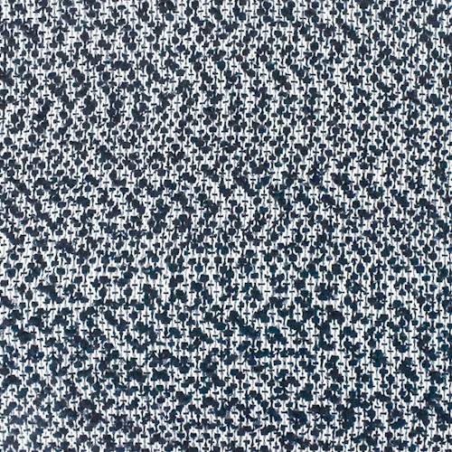 1 7/8 YD PC-Navy Blue/White Texture Cotton Dobby Fabric