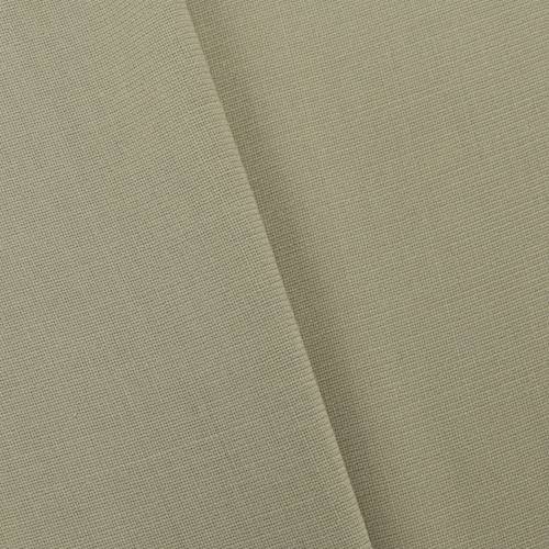 1 5/8 YD PC-Beige Tropical Wool Blend Semi-Opaque Basketweave Shirting Fabric