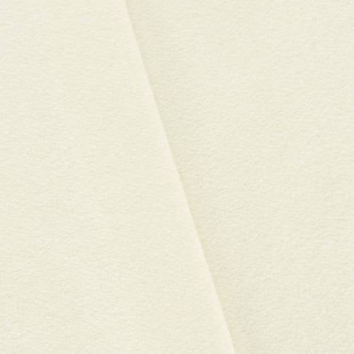 1 3/4 YD PC-Ivory Brushed Wool Blend Basketweave Jacketing