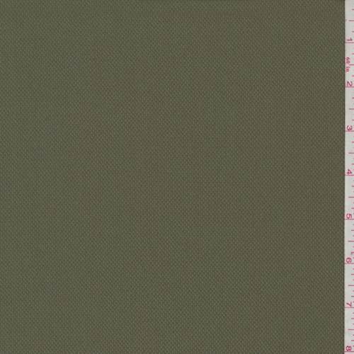 4 YD PC-Army Green Pique Suiting Fabric