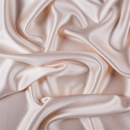 Runway Silks Vanilla Silk Crepe Back Satin Fabric - Reorderable