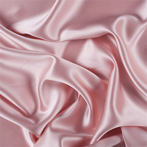Runway Silks Blush Pink Silk Crepe Back Satin Fabric - Reorderable
