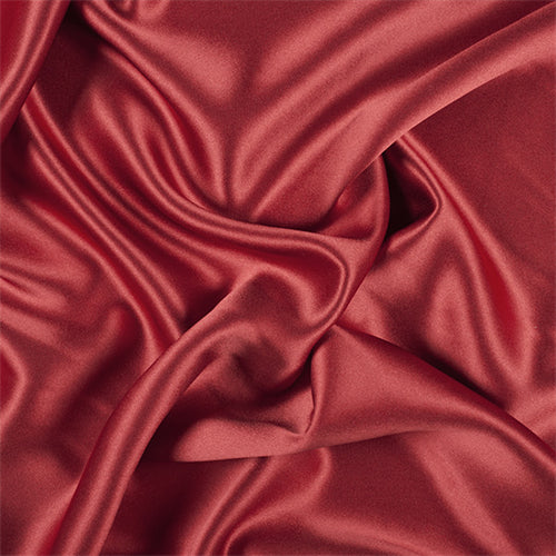 Runway Silks Red Silk Crepe Back Satin Fabric - Reorderable