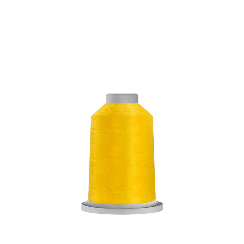 80108 Bright Yellow Glide Polyester Thread - 1,100 yards Mini Spool