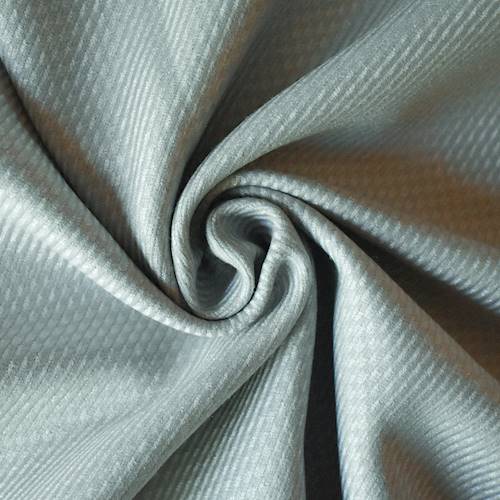 3 1/2 YD PC-Pearl Gray Wool Blend Twill Suiting Fabric
