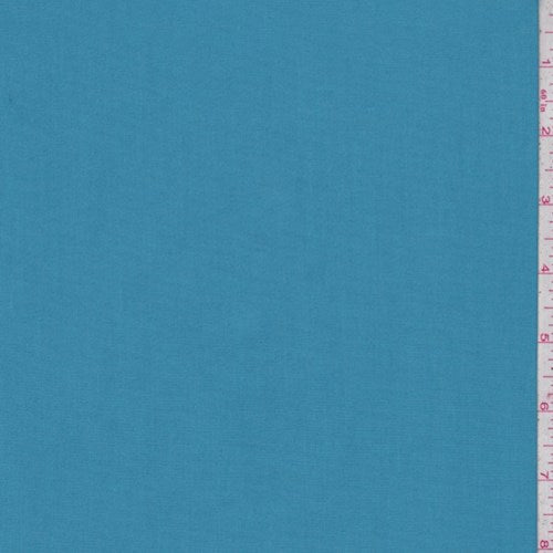 1 3/4 YD PC-Aqua Blue Poplin Fabric