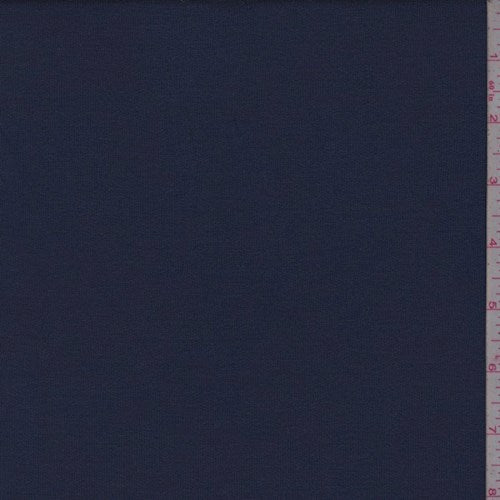 Navy French Terry Knit Fabric