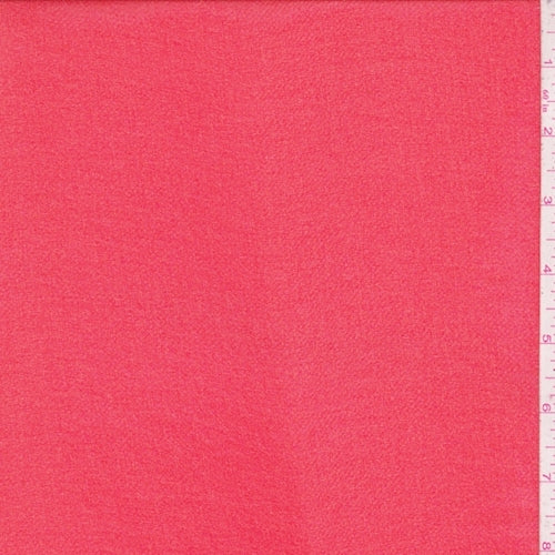 Bright Red Mini Grid Chiffon Fabric