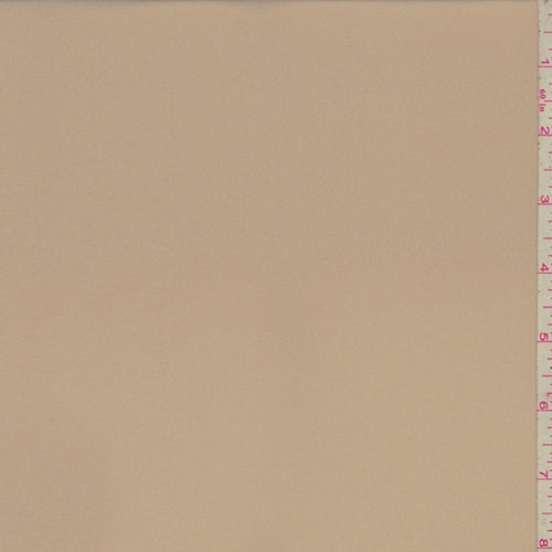 Dark Nude Stretch Crepe de Chine Fabric