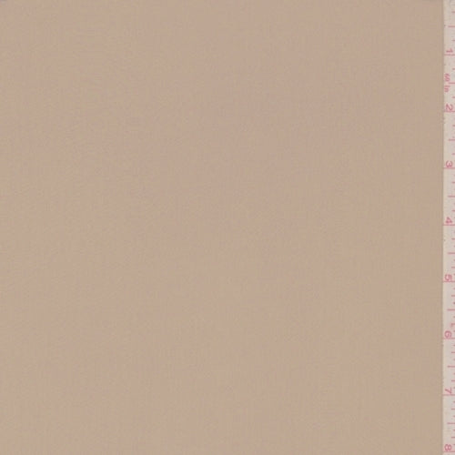 Taupe Silk Crepe de Chine Fabric