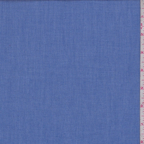 2 YD PC-Bright Blue Mini Diamond Shirting Fabric