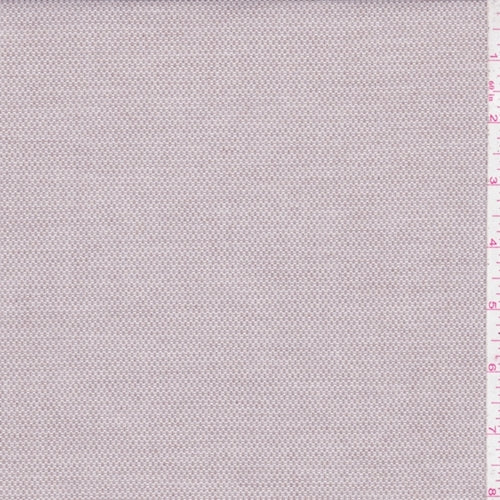 Taupe Brown Pique Shirting Fabric