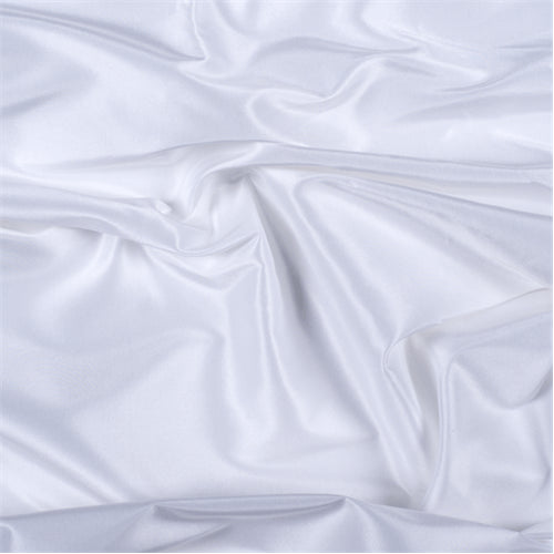 Runway Silks White Silk Taffeta Fabric - Reorderable
