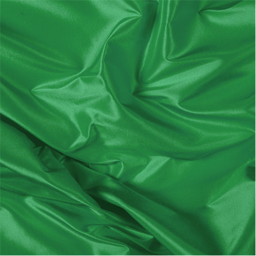Runway Silks Green Silk Taffeta Fabric - Reorderable