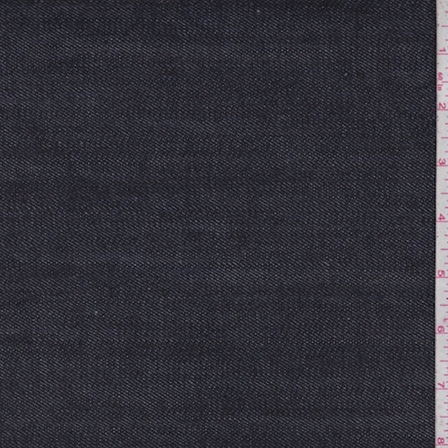 7 1/2 YD PC-Aged Dark Navy Selvedge Denim Fabric