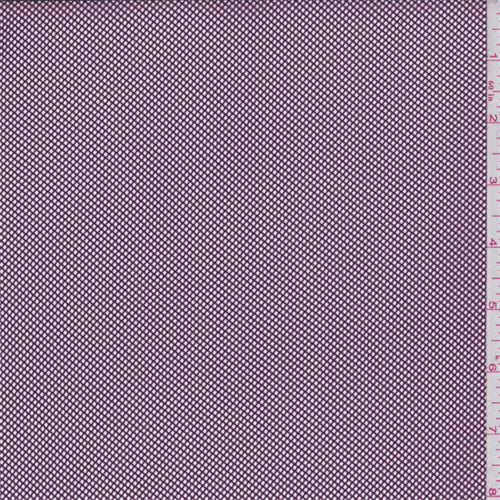 Plum Fishnet Mesh Fabric