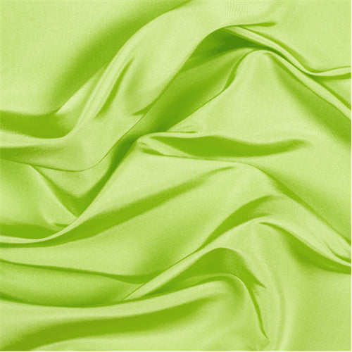 Runway Silks Lime Silk Faille Fabric - Reorderable