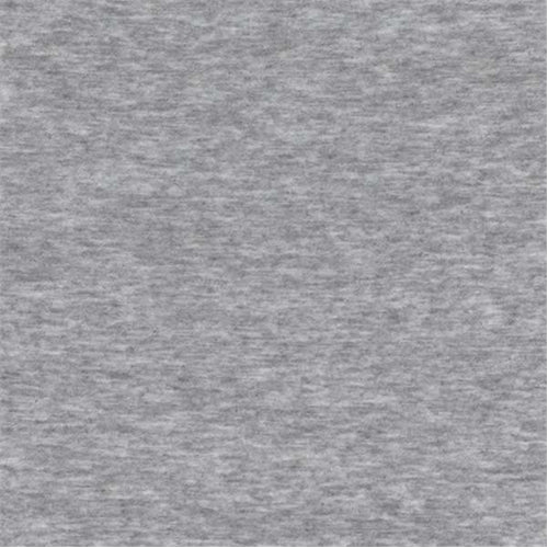 Grey Heather Spun Poly Jersey Knit Fabric
