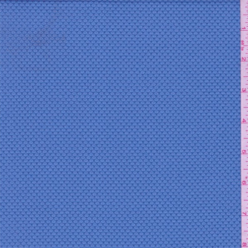 Cadet Blue Pique Polyester Activewear Fabric