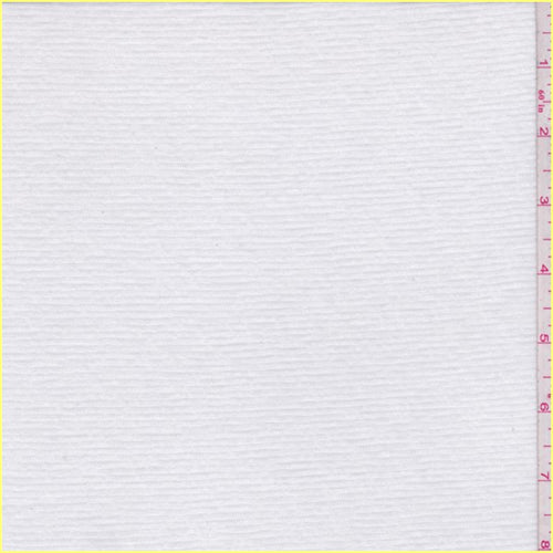 4 3/4 YD PC-Snow White Burnout T-Shirt Knit Fabric