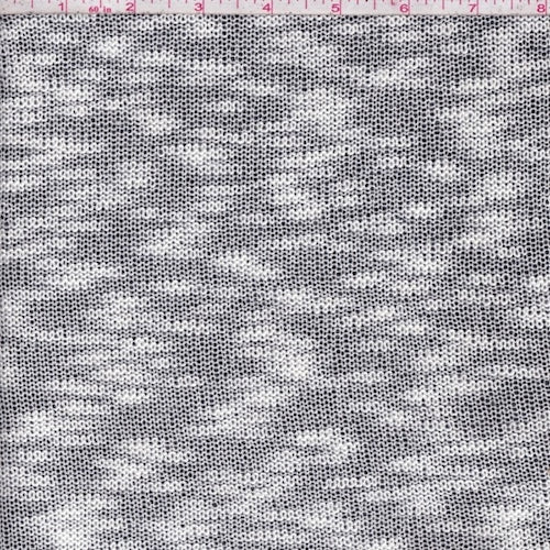 Cream Slubbed Sweater Knit Fabric