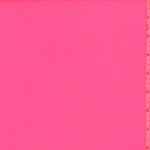 Neon Pink Brushed Activewear Fabric