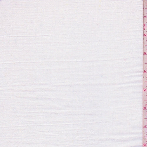 Ivory Cross Hatched Muslin Fabric