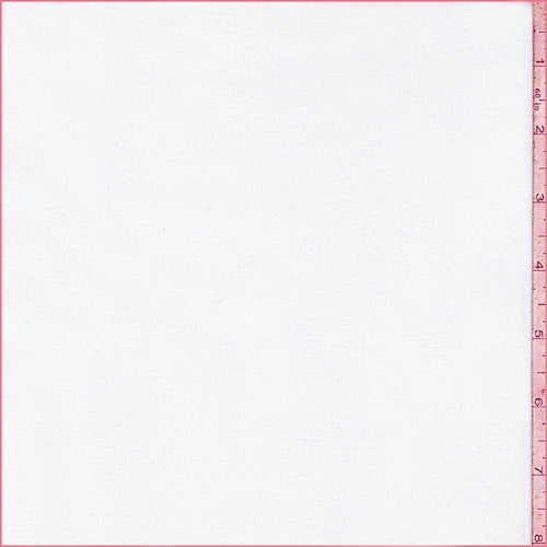 Off White Nylon Faille Fabric