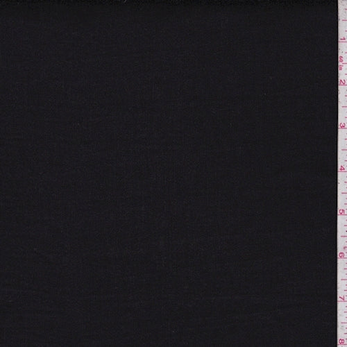 2 5/8 YD PC-Tuxedo Black Shimmer Linen Fabric