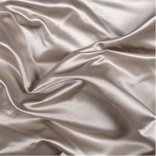 1 YD PC-Runway Silks Pale Taupe Silk Duchess Satin Fabric - Reorderable