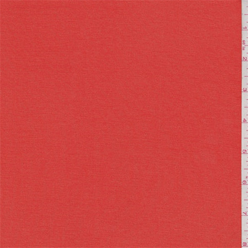 3 1/8 YD PC-Orange Rayon Jersey Knit Fabric