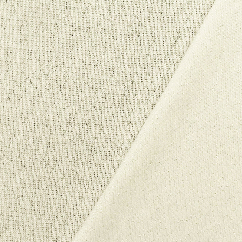 4 1/8 YD PC-Pearly Ivory-White Texture Stretch Rib Knit Fabric