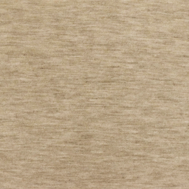 Desert Beige-Gray-Ivory Slub Stretch Jersey Knit Fabric