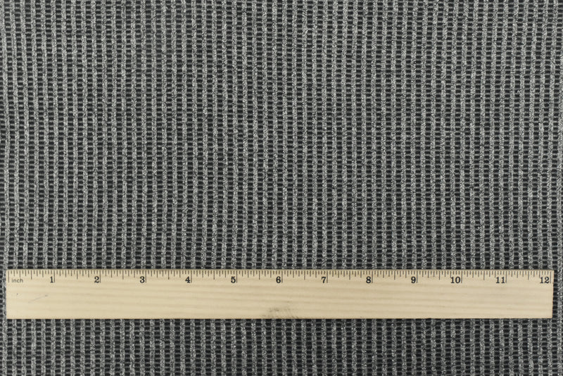 Shadow Gray-Black-White 3D  Mesh Stretch Knit Fabric