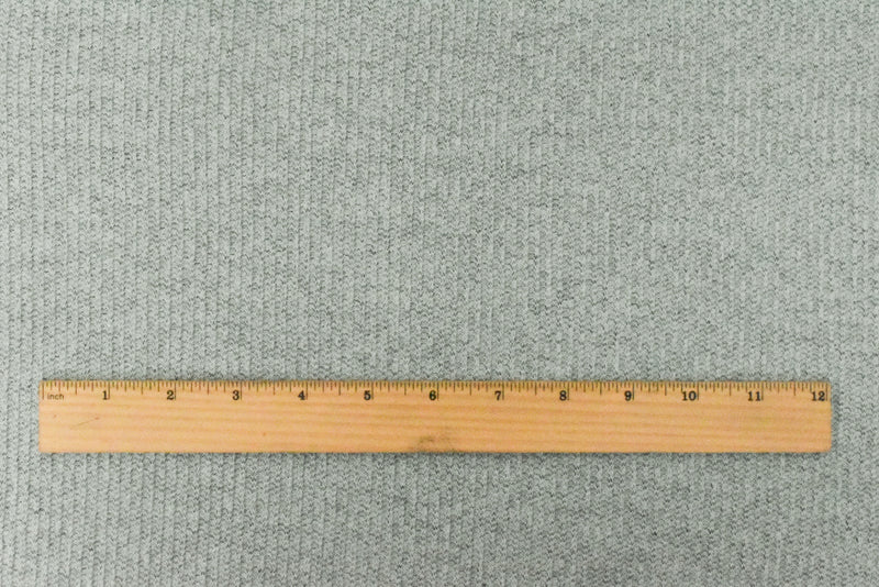 Light Icy Gray-Black Texture Stretch 2X2 Rib Knit Fabric