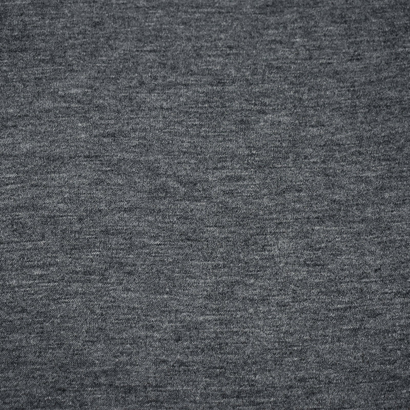 Heather Gray Rayon Stretch Spandex Slub Double Brushed Jersey Knit