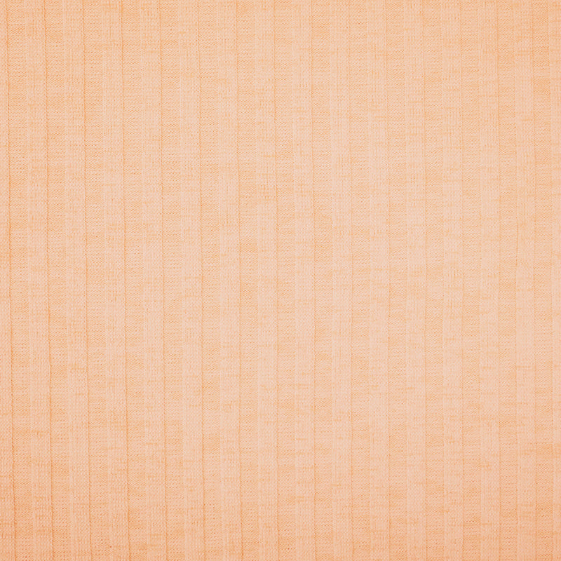 4 YD PC-Light Orange Poly Stretch Spandex 5x5 Rib Knit Fabric