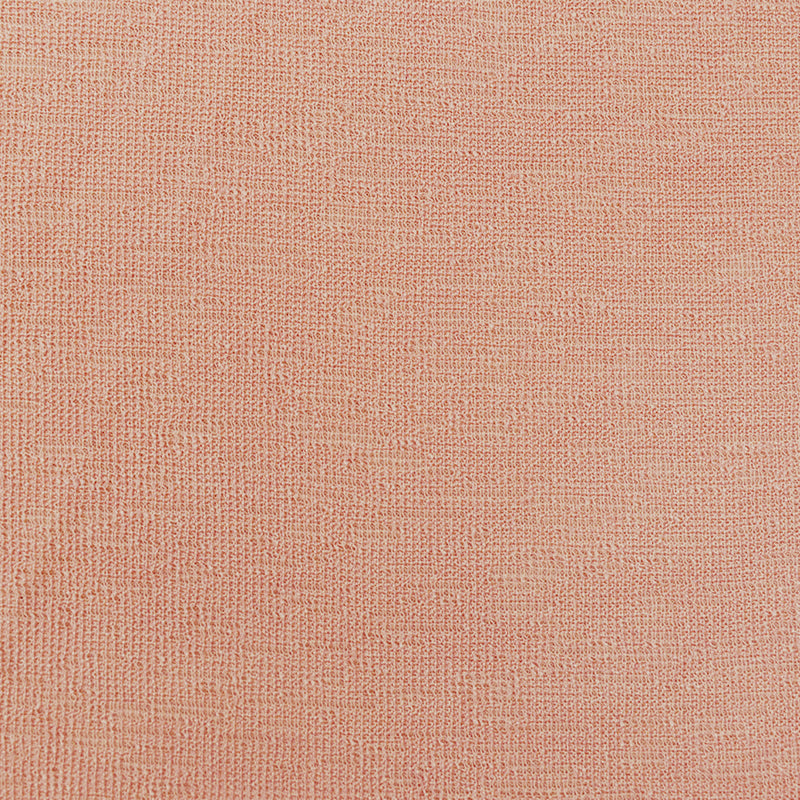 Peach Orange Semi-Sheer Patterned Jacquard Knit Fabric