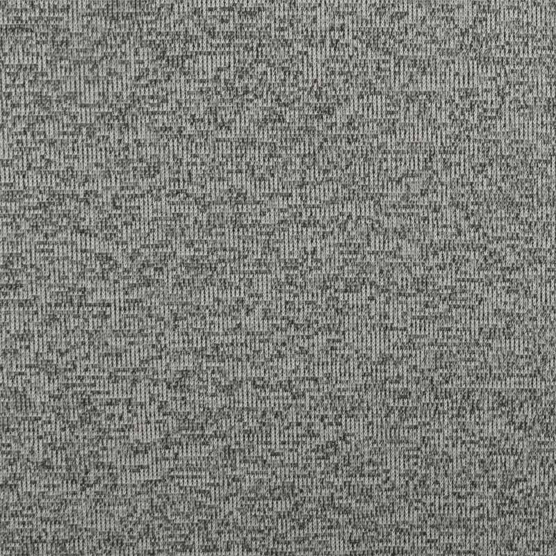 Galaxy White-Black Texture Stretch Poly 1x1 Rib Knit Fabric